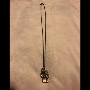 J.Crew Cluster Gem Pendent Necklace